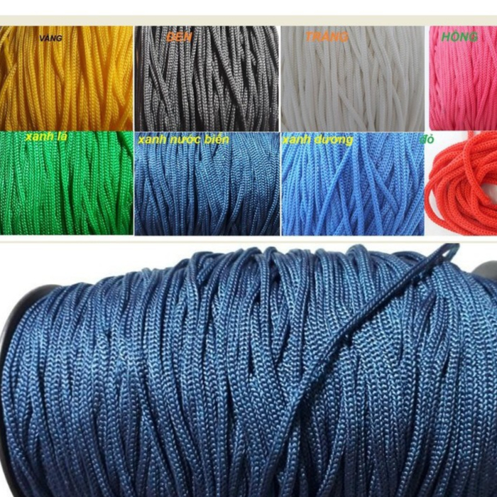 Dây dù 3mm mềm bó 5-10 met