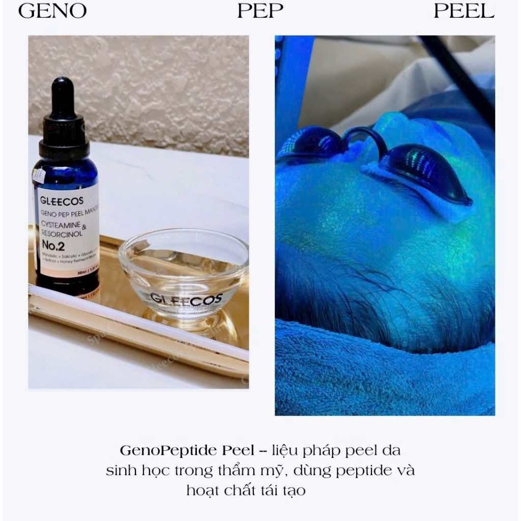 Peel da sinh học tái tạo giảm thâm da căng bóng trắng sáng an toàn hiệu quả tại nhà Mandelic Cysteam
