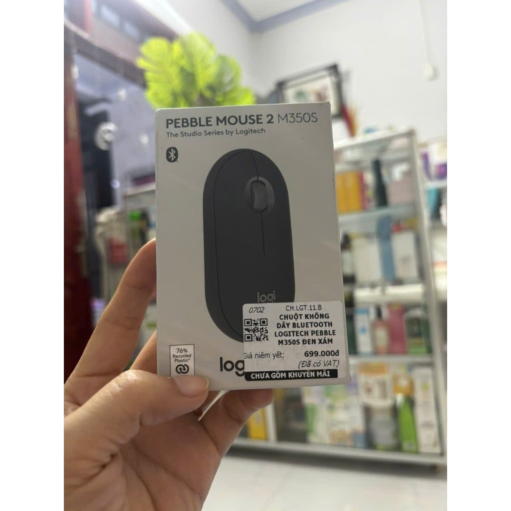 (Hàng có sẵn) Chuột không dây Logitech Pebble Mouse 2 M350s, phiên bản nâng cấp của dòng Pebble M350