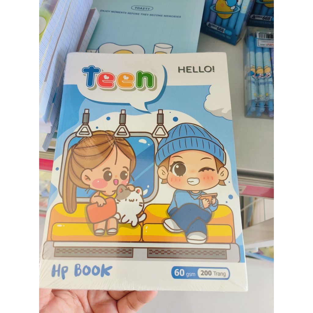 LỐC 5 QUYỂN TẬP VỞ 200 TRANG 4 Ô LI