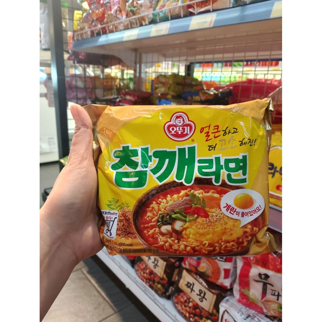 Mì mè trứng Hàn Quốc Ottogi dạng gói 115g