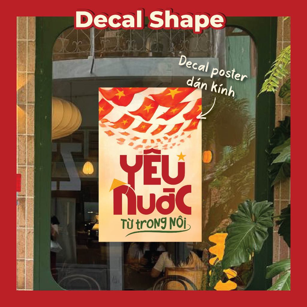 Decal Yêu Nước Decal Việt Nam Decal quốc khánh