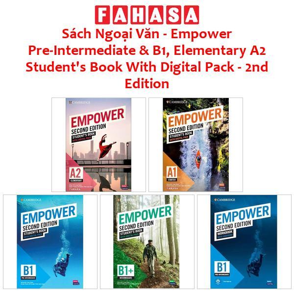 Sách Ngoại Văn - Empower Pre-Intermediate & B1, Elementary A2 Student's Book With Digital Pack - 2nd