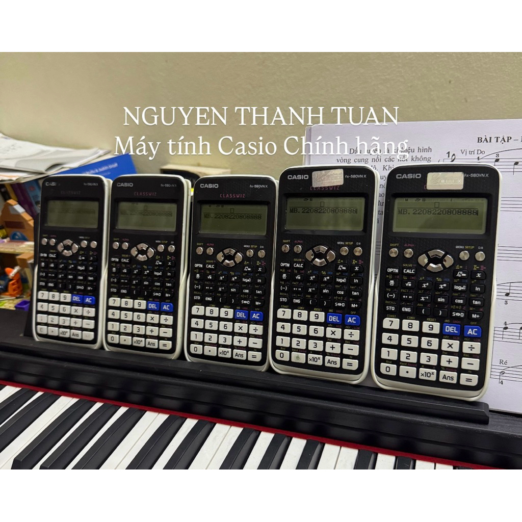 [YBdeaice. Off] MÁY TÍNH CASIO FX580vn-x Chính Hãng Đã Qua Sử Dụng