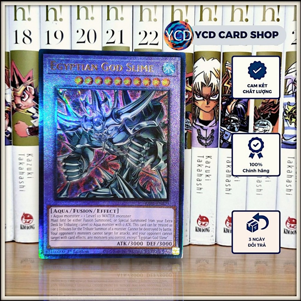 [YCDcardgame] Thẻ bài Yugioh Chính Hãng Egyptian God Slime - Prismatic Ultimate Rare[Fusion]
