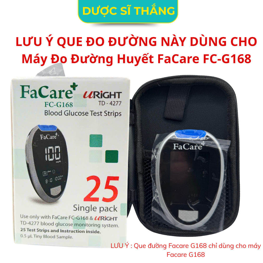Que Đo Đường Huyết FaCare FC-G168