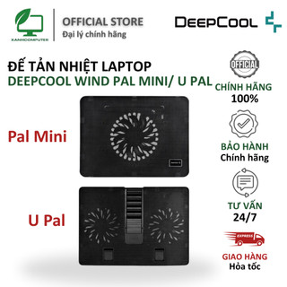 Đế tản nhiệt Laptop Deepcool Wind Pal Mini/ U Pal - Hàng chính hãng