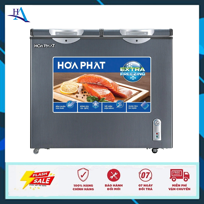 Tủ đông Hòa Phát HPF BD6205G 205 lít 2 Ngăn (Free Ship Nội Thành TP.HCM-Ngoài Tỉnh Liên Hệ Shop)