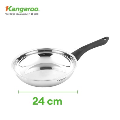 [QUÀ TẶNG KHÔNG BÁN] Chảo Inox đa đáy chống dính tự thân 24cm - KGFPS24E