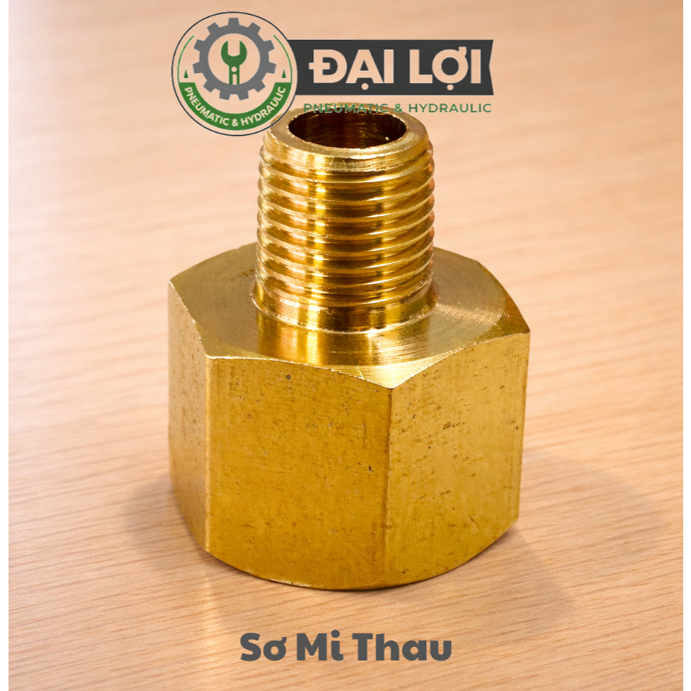 [Rẻ Vô Địch] Sơ Mi Thau Ren 18mm - Nối Ren Trong Ren Ngoài - Con Nối Máy Bơm Nước, Phụ Kiện Lắp Đặt