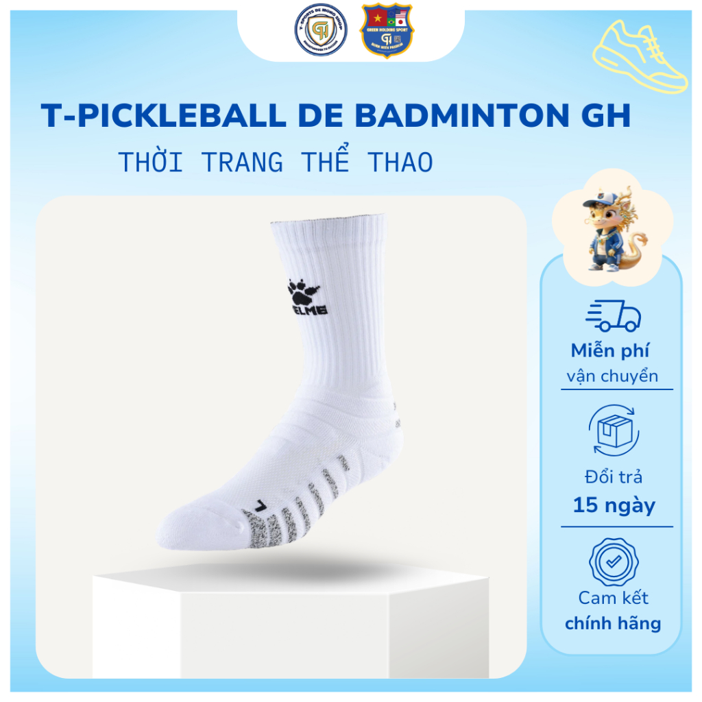 Tất Vớ Bóng Đá Nam Kelme 8501WZ5227 – Cổ Cao Qua Bắp Chân, Co Giãn Đa Chiều, Thoáng Khí Chuyên Dụng