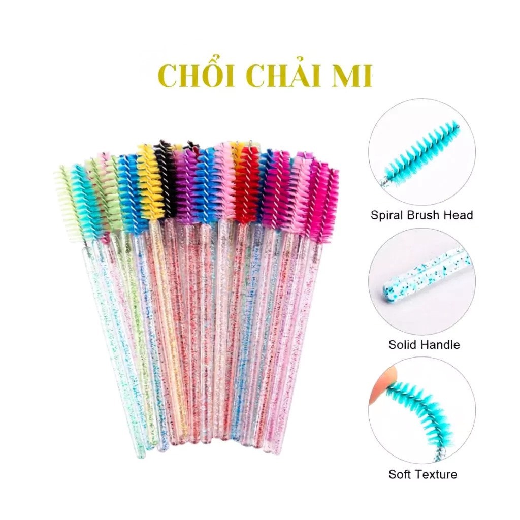 {Hàng tặng không bán} Combo Set cây cọ chuốt mi , chuốt mày sử dụng trong makeup beauty