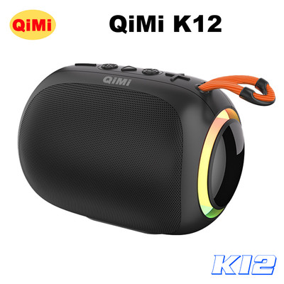 Loa Bluetooth Không Dây QiMi K12 - Kết Nối Nhanh Chóng, Ổn Định, Âm Thanh HiFi, Dung Lượng Pin Lớn