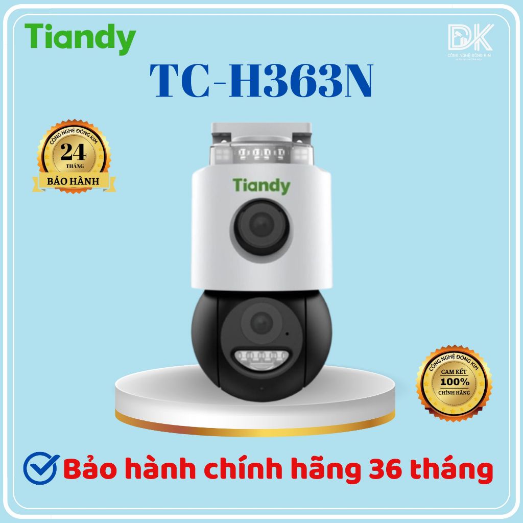 Camera IP Dual Lens Wifi hồng ngoại 6.0 Megapixel TIANDY TC-H363N CHÍNH HÃNG