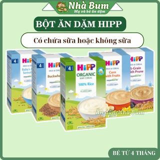(Date 2-7/2027) Bột ăn dặm dinh dưỡng HIPP cho bé từ 4-6 tháng CHÍNH HÃNG ĐỨC