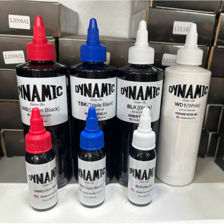 [Chính hãng] Mực xăm Dynamic, mực xăm tattoo chuyên nghiệp, chính hãng phiên bản thị trường châu âu