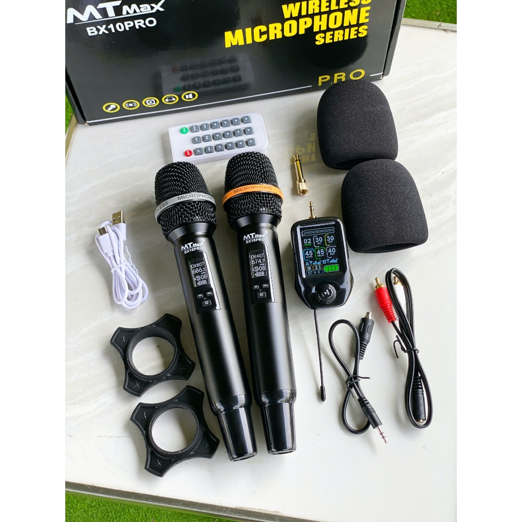 Micro karaoke Bluetooth BX7, BX8 ,BX10 Pro , sử dụng cho loa nghe nhạc , vi tính , loa ô tô