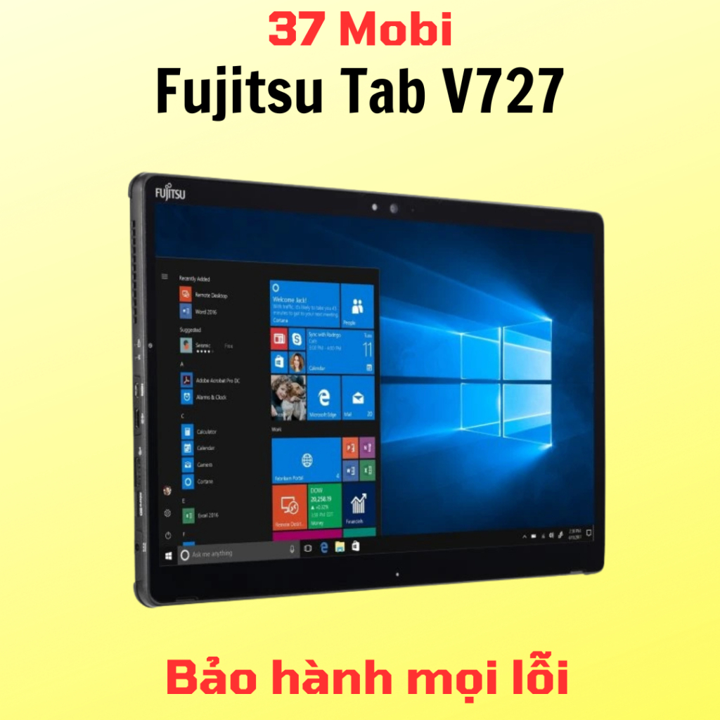 [Máy Cũ] Máy tính bảng Fujitsu ARROWS Tab V727 chạy Window 10 - Core m3-7Y30 ram 8G 128G