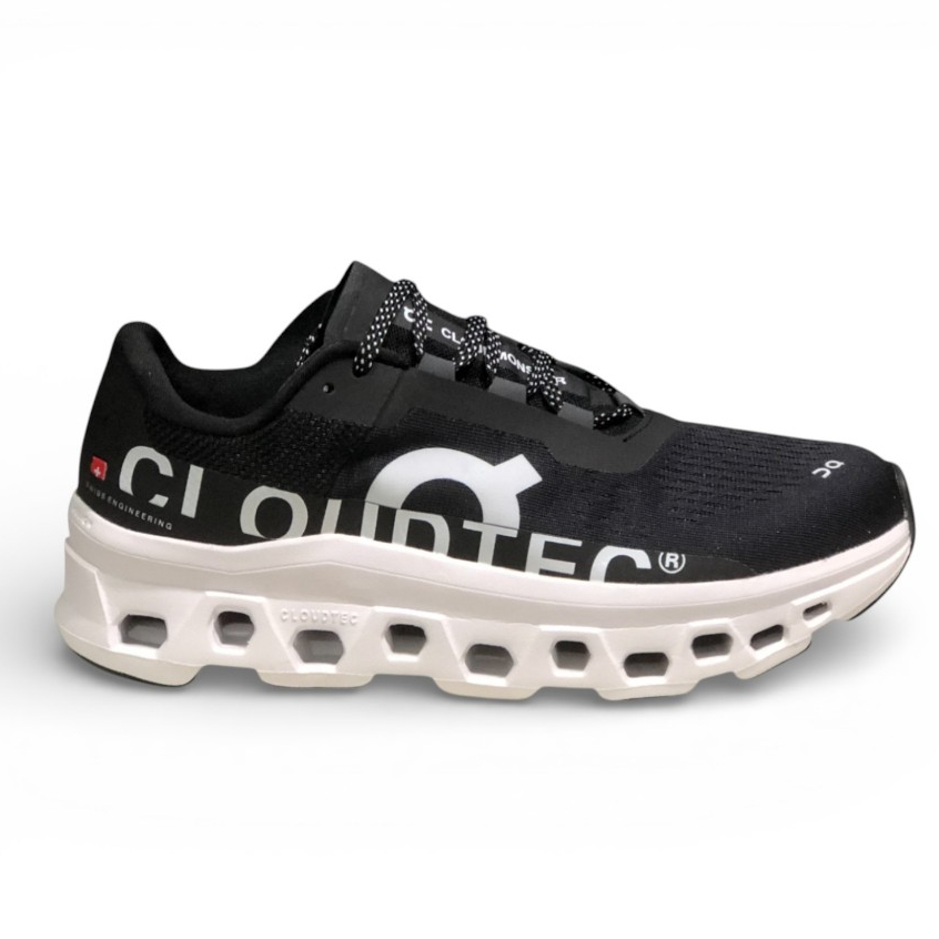 Giày Chính Hãng Cloud Monster On Running White Black