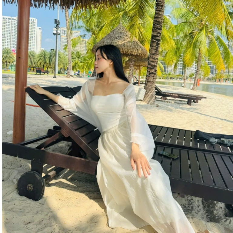 Áo choàng vai tơ lụa FREESZE dưới 60kg KINI-Style | BigBuy360 - bigbuy360.vn
