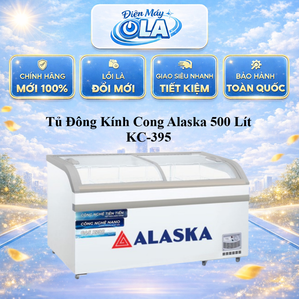 KC-395 - TỦ ĐÔNG ALASKA 500 lít KC-395 KHÔNG INVERTER - BẢO HÀNH CHÍNH HÃNG