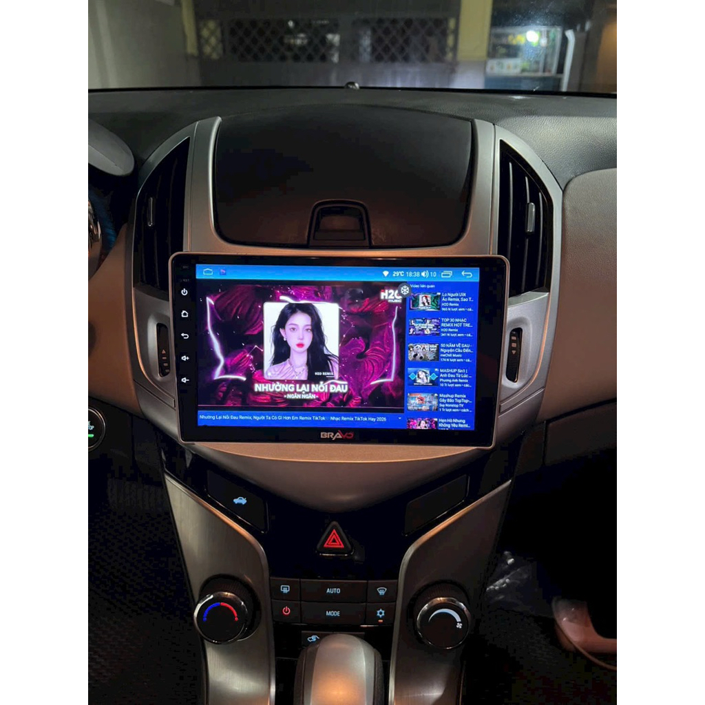 Mặt dưỡng DVD Chevrolet Cruze 9inch androind(kèm giắc nguồn+canbus)
