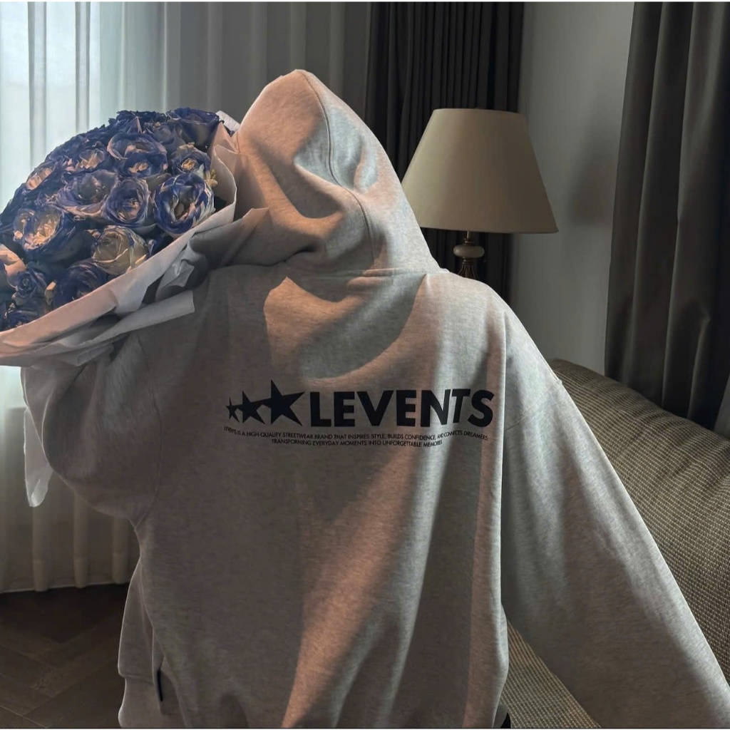 ẢNH THẬT Áo Hoodie Zip Levents Chất Vải Nỉ Cua Dày Cao Cấp Streetstyle Form Rộng Hình In Bền Hàng Be