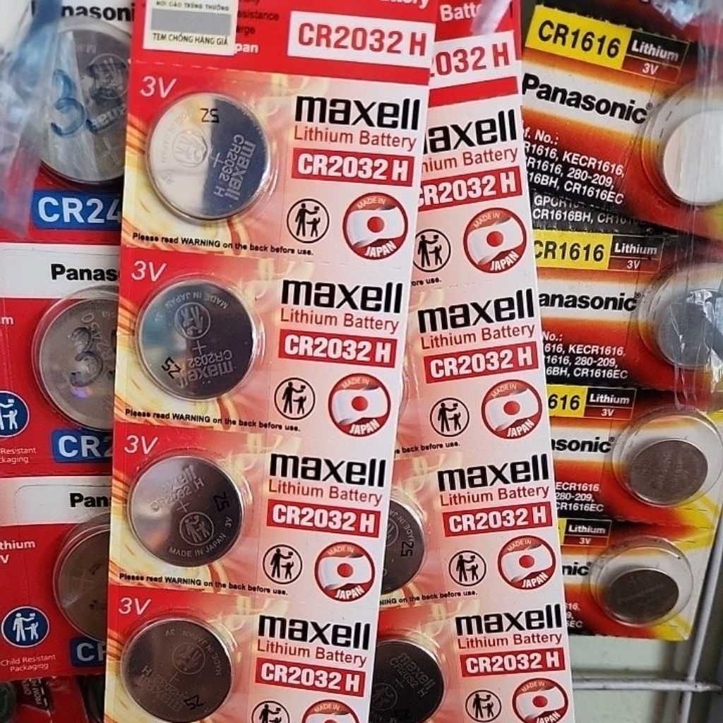 VỈ 5 VIÊN PIN CR2032 MAXELL - PIN NÚT CR2032 MAXELL
