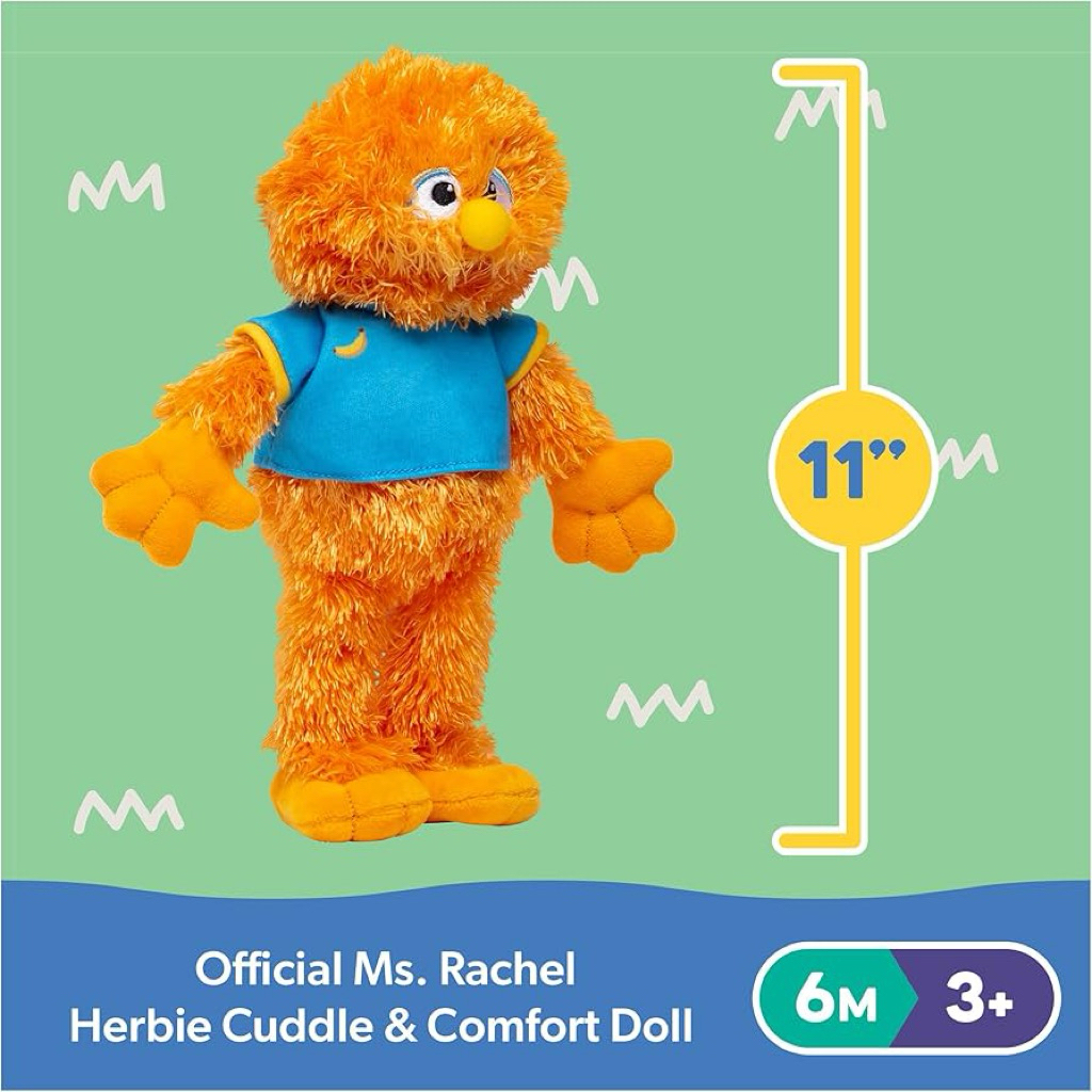 [CHÍNH HÃNG] Gấu Bông Ms. Rachel Herbie Cuddle & Comfort Friend