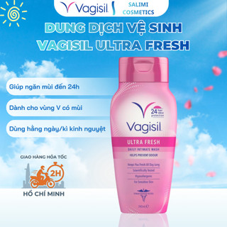 Gel Vệ Sinh Phụ Nữ Vagisil Ultra Fresh, Dung Dịch Vệ Sinh Kiểm Soát Mùi Đến 24h