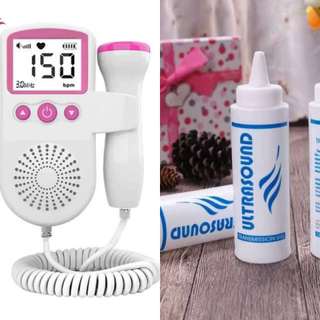 [TẶNG GEL] Máy nghe tim thai tại nhà Fetal Doppler – Máy theo dõi nhịp tim thai mini cho mẹ bầu