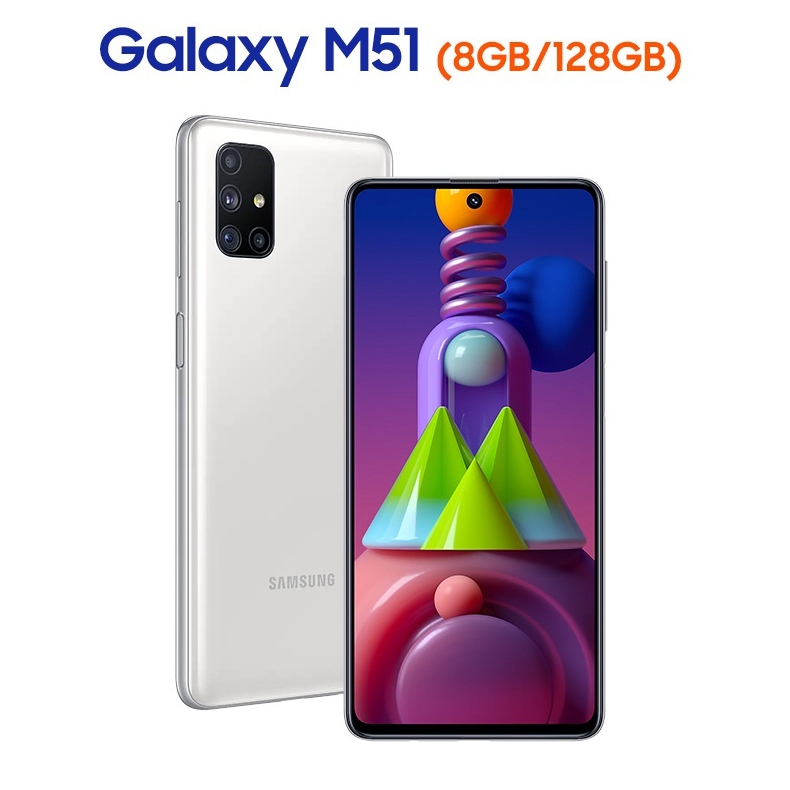 Samsung Galaxy M51 NFC Ram 8G/128GB Pin 7000 máy qua sự dụng zin đẹp 99 full chức năng BH6T