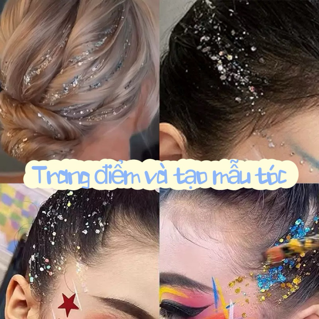 Gel kim tuyến style wig, make up cosplay Hello Sweet