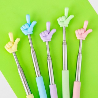 Gậy chỉ bảng 🍀FREESHIP🍀gấp gọn hình bàn tay, que chỉ bảng giáo viên tiện dụng 21-69cm