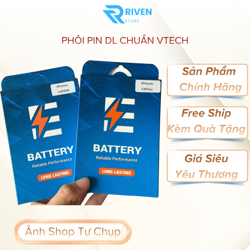 Phôi Pin Chính Hãng Vtech Cho AE Thợ , PHÔI PIN Vtech Dung Lượng Chuẩn CHO CÁC ĐỜI TỪ IP XS ĐẾN 15PM
