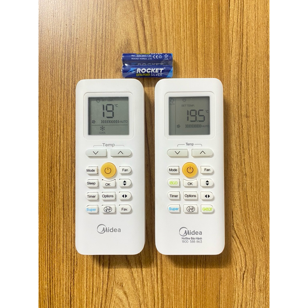 Remote Máy Lạnh MEDIA, Điều Khiển Điều Hoà Midea