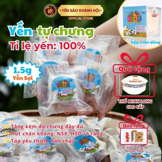 Viên Yến Baby 1.5g KID (bé 1-3 tuổi). Yến Tinh Chế Nguyên Chất 100% Không Dùng Vụn Tạp Chất