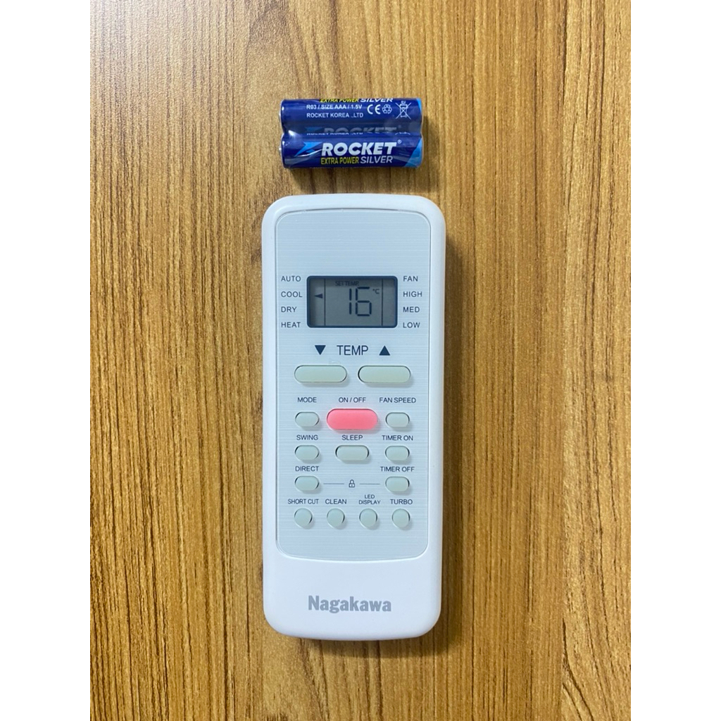 Remote Máy Lạnh NAGAKAWA, Điều Khiển Điều Hoà NAGAKAWA