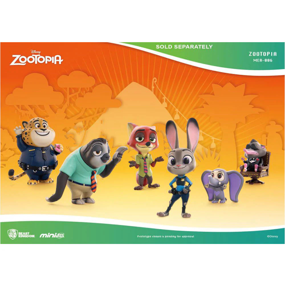 Mô Hình ArtToy - Zootopia - Mini Egg Attack - Disney - Beast Kingdom - MEA-006