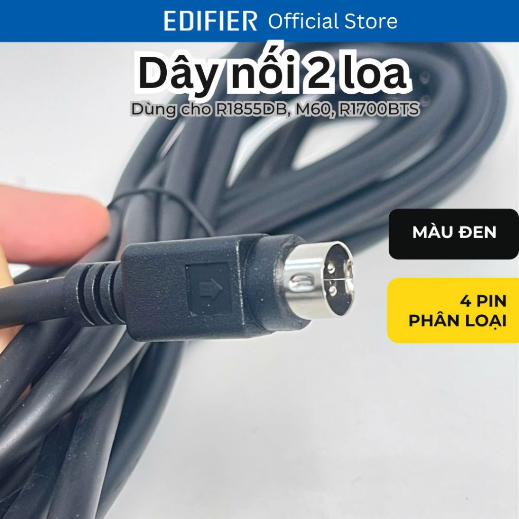 Dây Nối Loa Edifier 4 Pin - Tương thích loa Edifier R1855DB, M60, R1700BTS