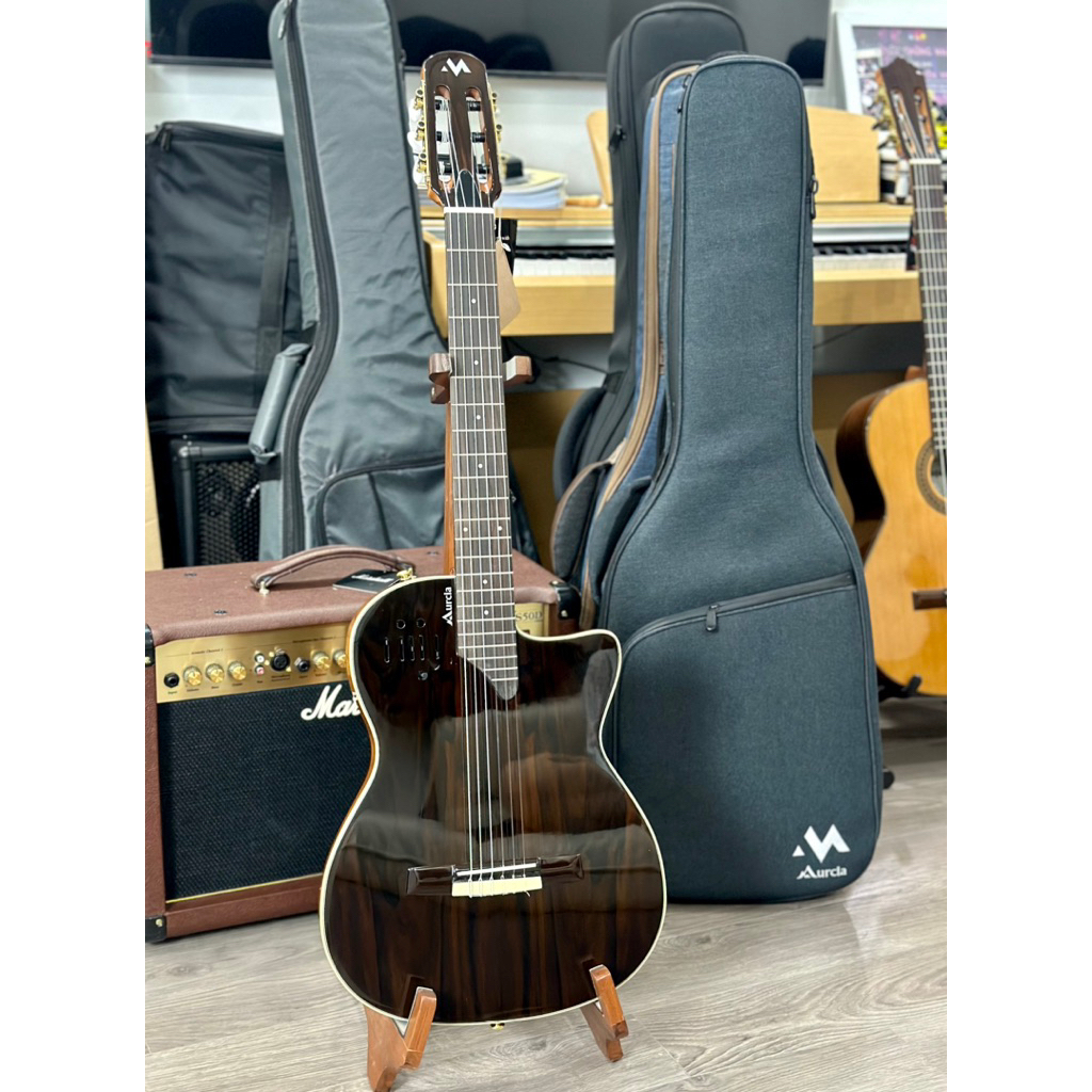 Guitar MURCIA STAGE PRO LIMITED New 2026 Tây Ban Nha Tuyệt Đẹp, Guitar Điện Dây Nilong Cần 48mm