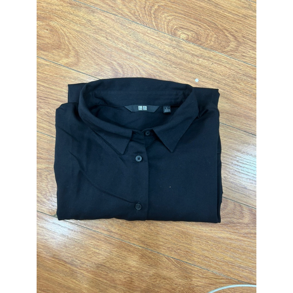 Áo sơ mi Uniqlo rayon, sz L