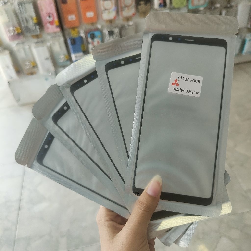 Kính ép Samsung A8/ A8 Plus/ A8 Star/ A9/A9Pro +OCA