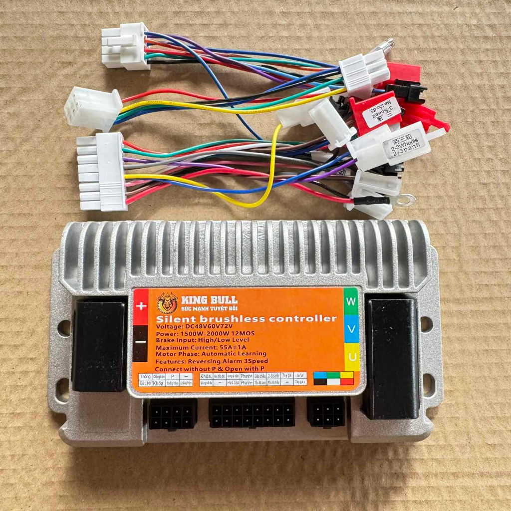 Ic đúc 1500w-2000w king bull sức mạnh tuyệt đối 60/72v