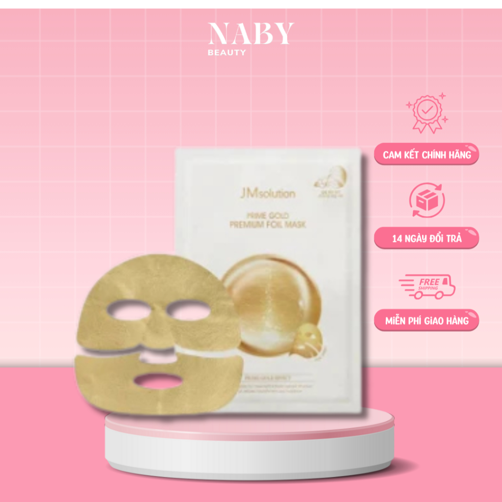 Mặt nạ foil vàng 24K JM Solution Prime Gold Premium Foil Mask