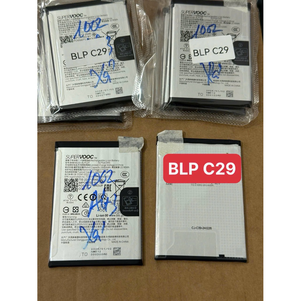 Pin BLP C29 ( Reno 14 ) zin hãng