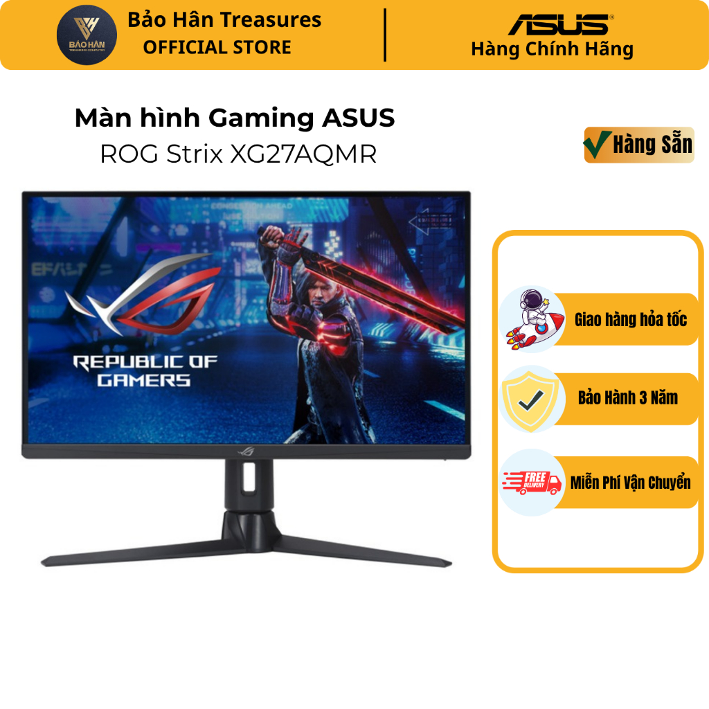 Màn Hình ASUS ROG Strix XG27AQMR 27 inch IPS 2K 300Hz 1ms -  Hàng Chính Hãng