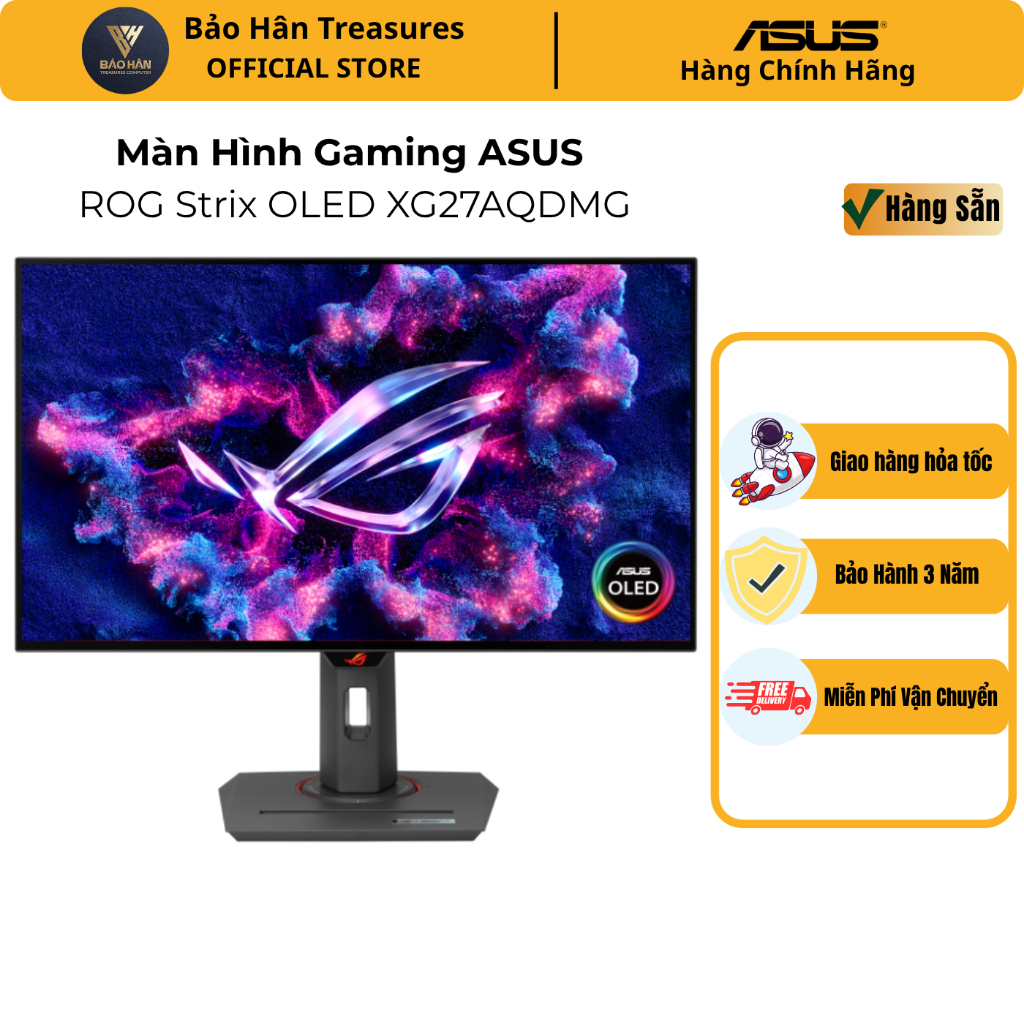 Màn Hình Gaming ASUS ROG Strix OLED XG27AQDMG Gen2 ( XG27AQDMGR ) - Hàng Chính Hãng