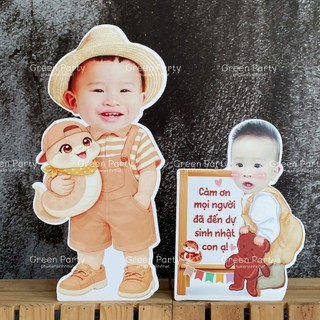 (Inbox chọn mẫu) Chibi Thôi Nôi Sinh Nhật Dễ Thương Cho Bé