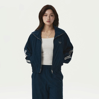 Áo Khoác WHO.A.U Eyelet Zip-up Jacket_WHJJG2364F